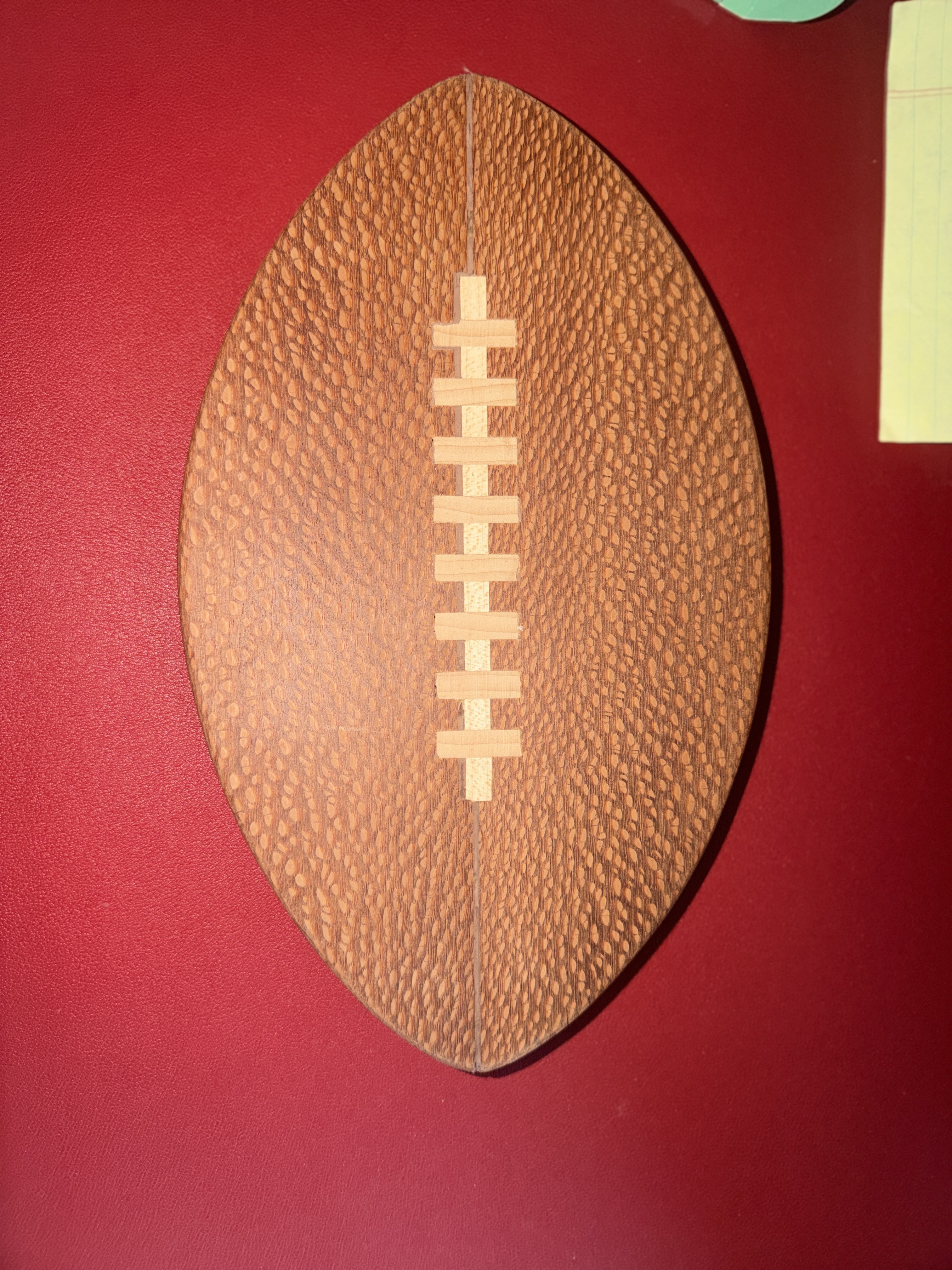 Football serving tray